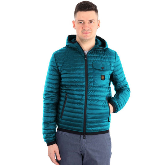 RefrigiWear Men’s Blue Nylon Jacket