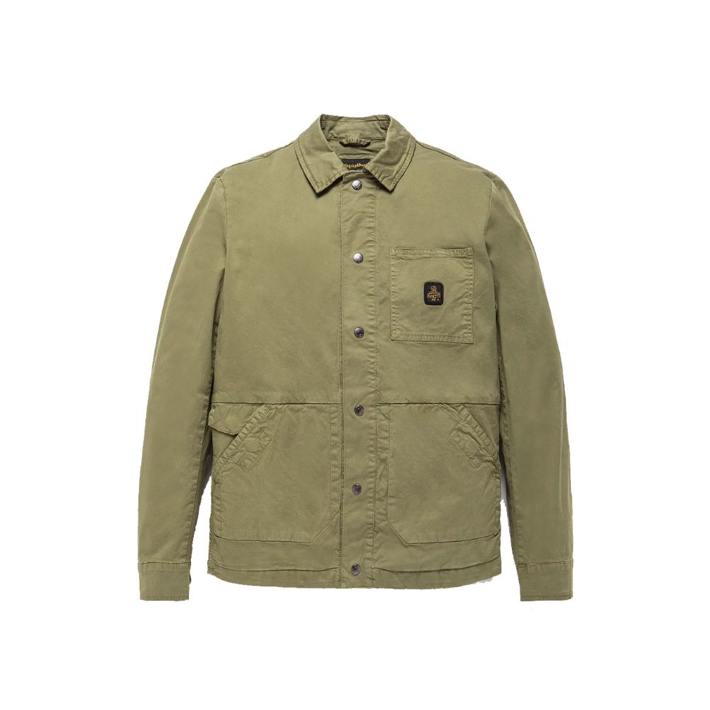RefrigiWear Green Cotton Shirt Jacket