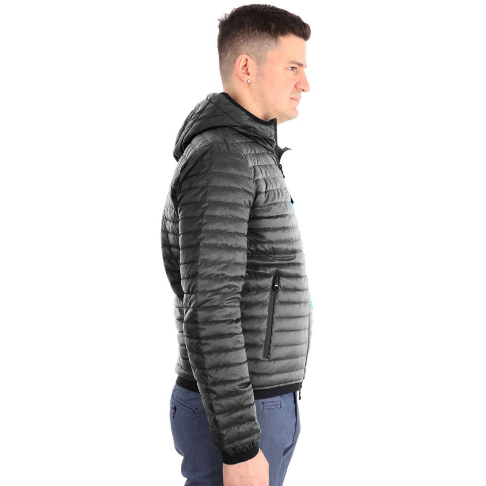 RefrigiWear Lightweight Down Jacket – Gray Nylon