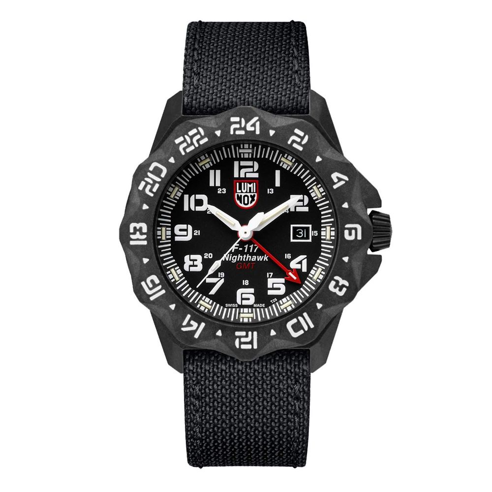 Luminox Nighthawk Black Fabric Tactical Watch