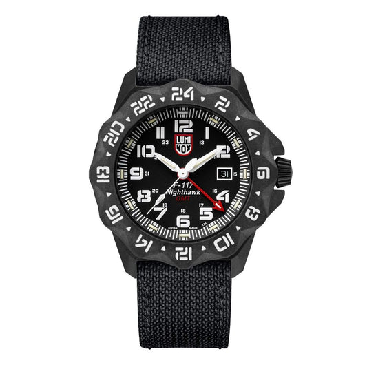 Luminox Nighthawk Black Fabric Tactical Watch