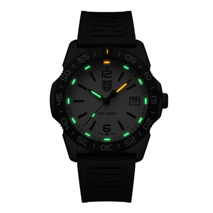 Luminox Black Rubber Dive Watch with Carbon Case