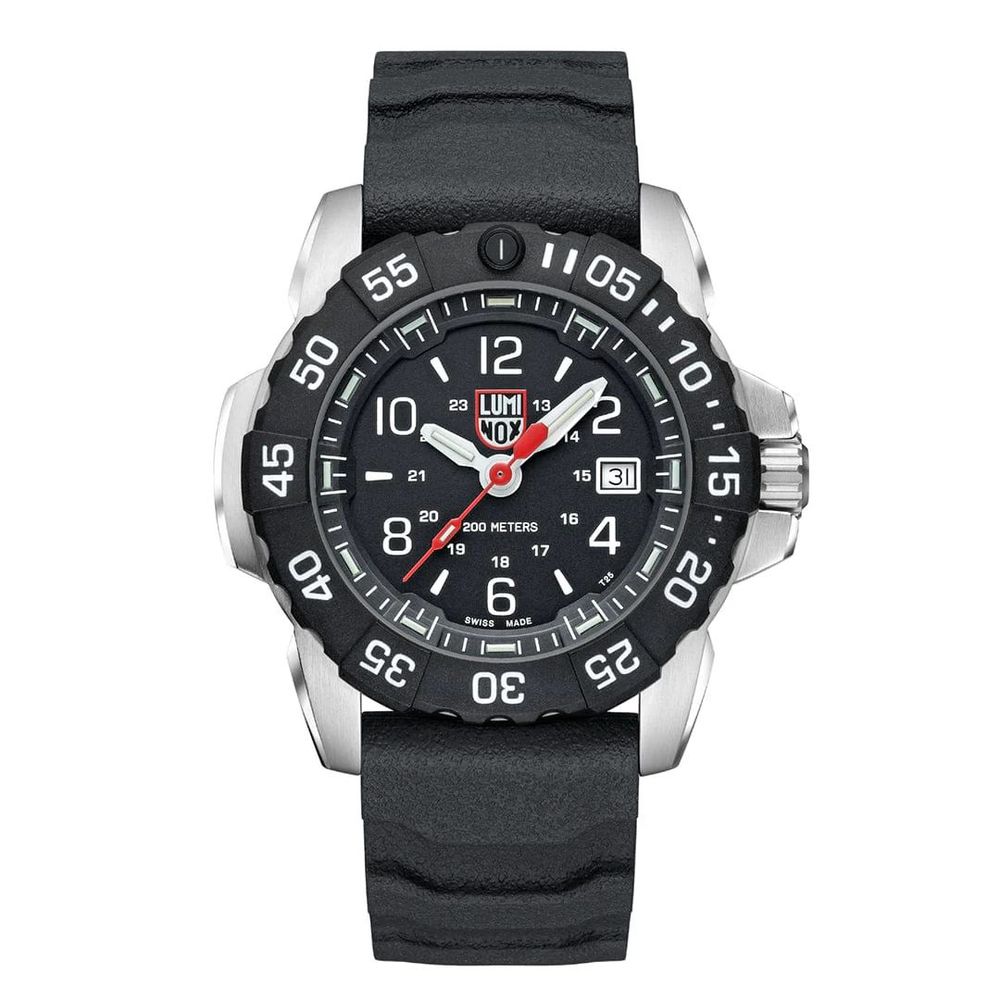 Luminox Navy SEAL Black Rubber Tactical Watch