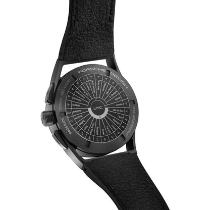 Porsche Design 1919 Globetimer UTC Watch – Black Leather & Titanium