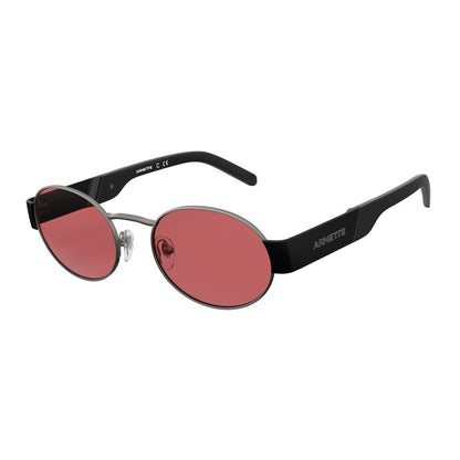 Arnette Black Acetate Sunglasses – Stylish Square Frames, 53mm
