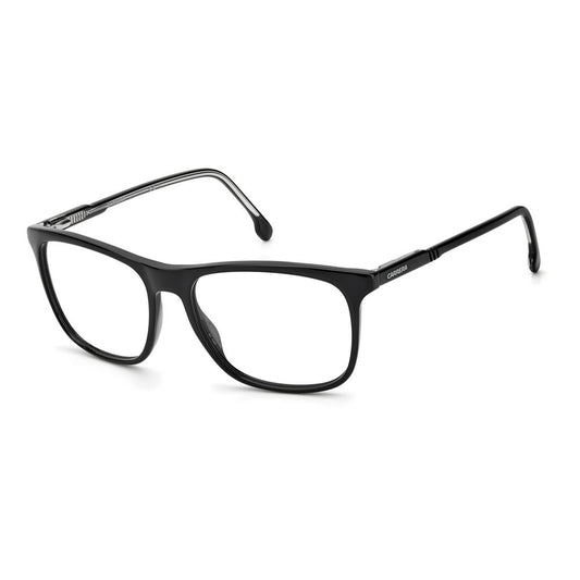 Carrera Black Acetate Optical Glasses – Unisex Square Frame