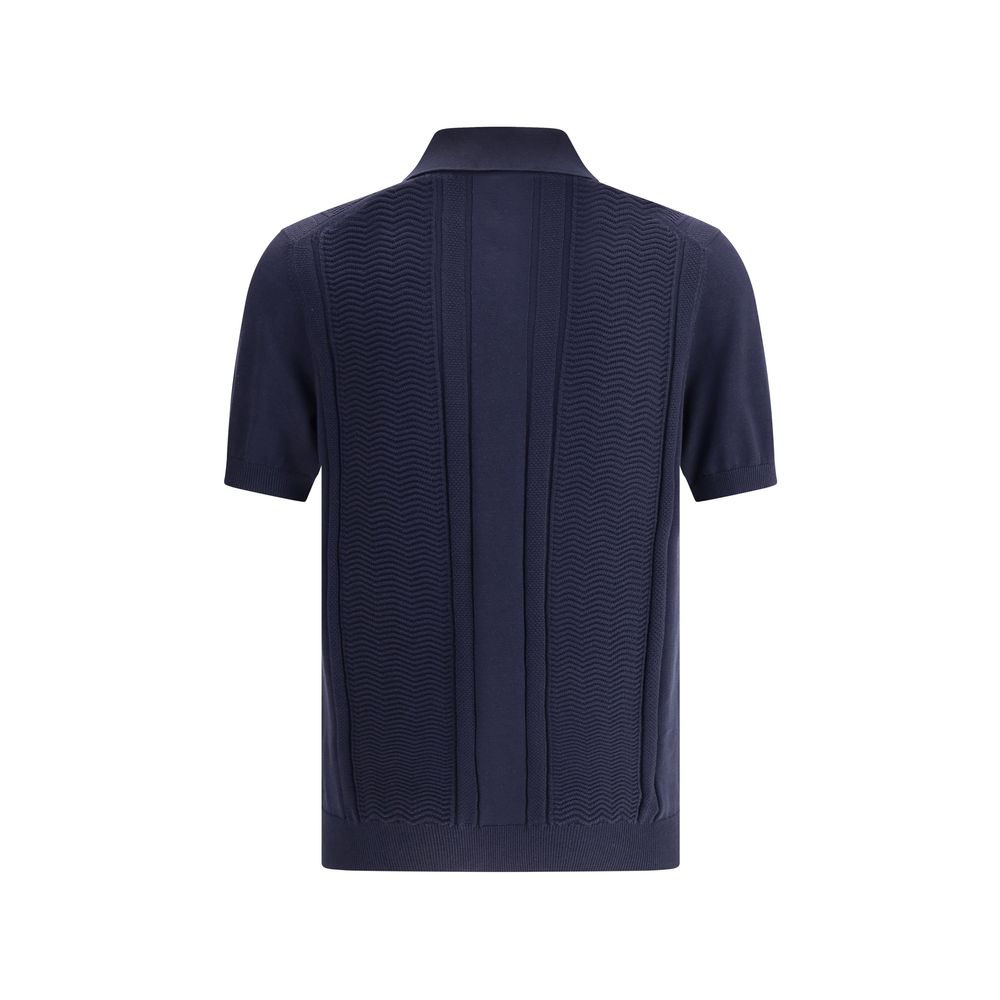 Brunello Cucinelli Knit Polo Shirt - Timeless Elegance in Cotton