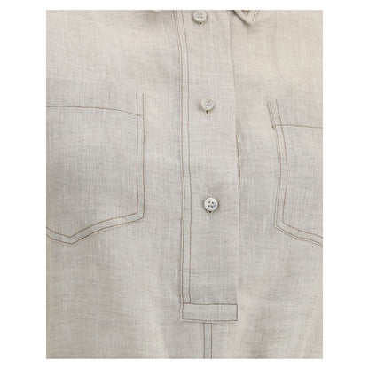 Brunello Cucinelli Maxi Linen Dress