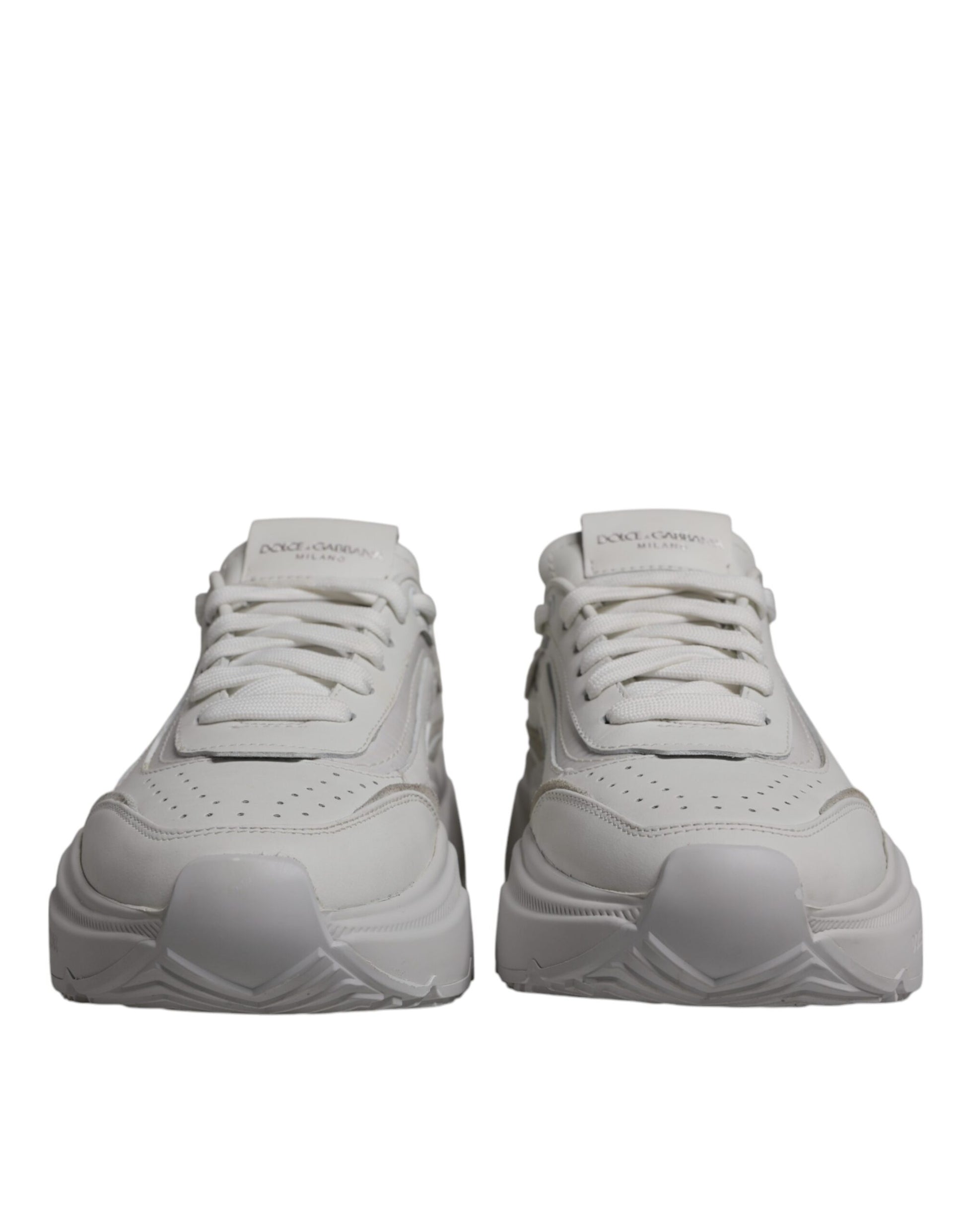 Dolce & Gabbana White Daymaster Low Top Sneakers for Men