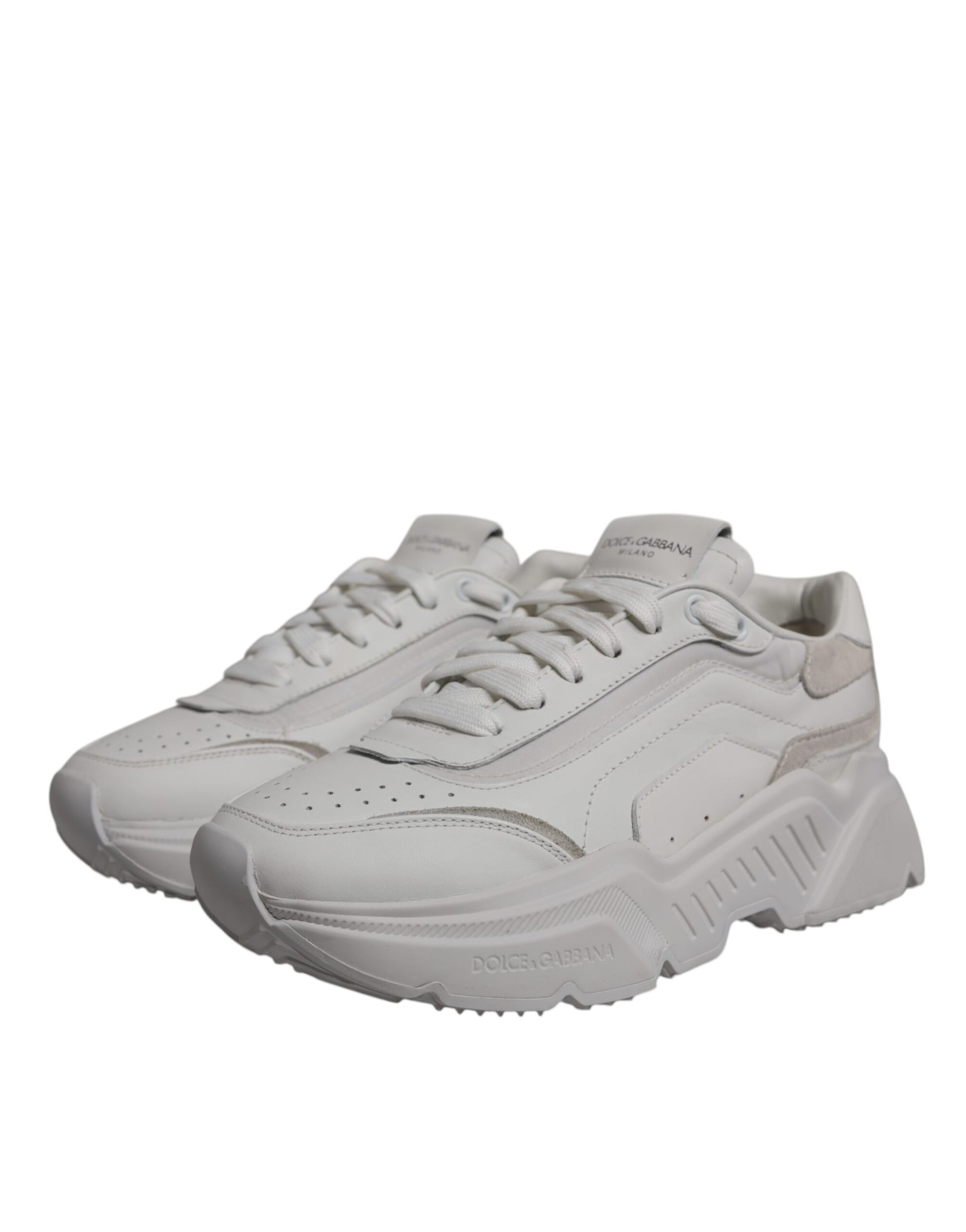 Dolce & Gabbana White Daymaster Low Top Sneakers for Men