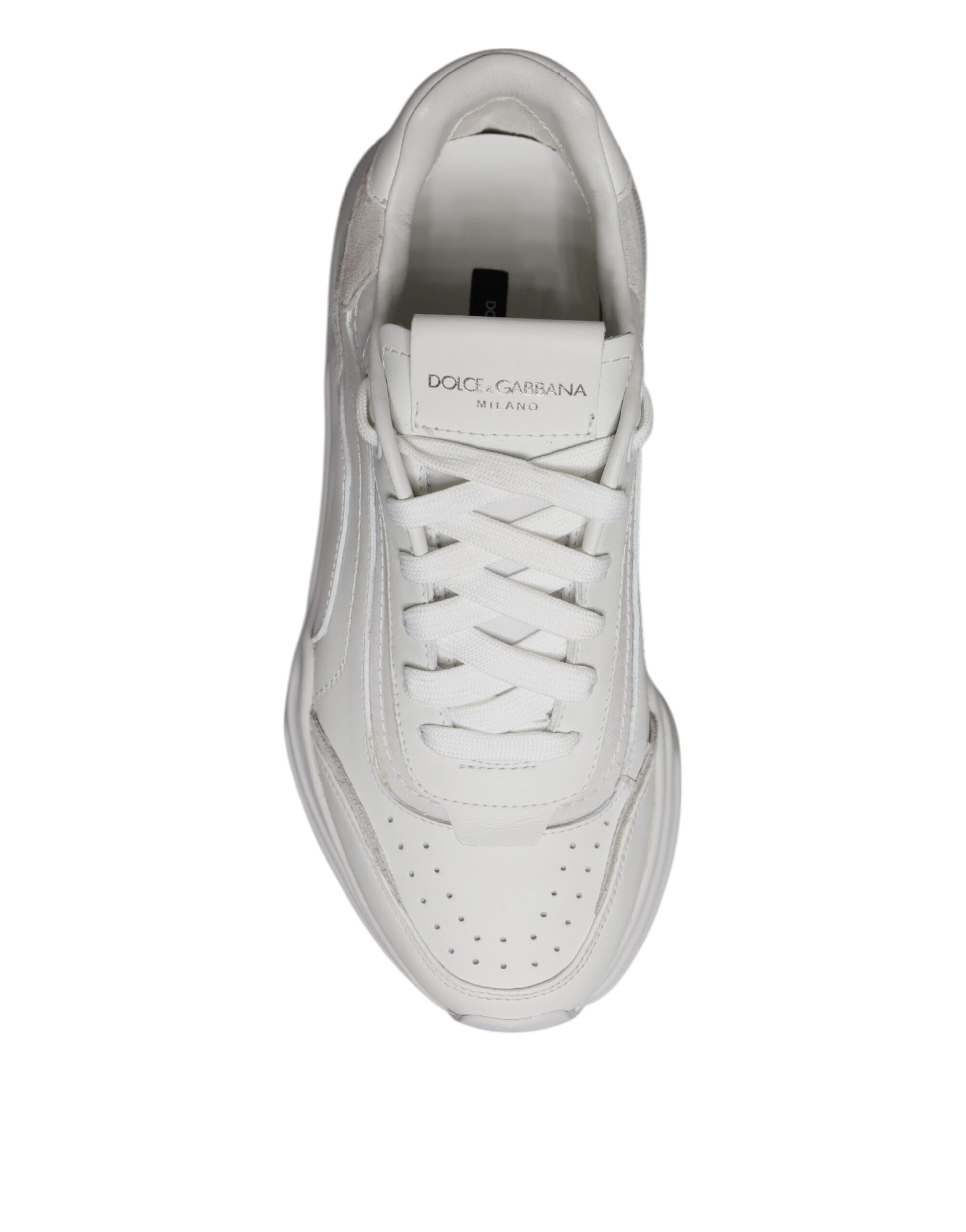 Dolce & Gabbana White Daymaster Low Top Sneakers for Men