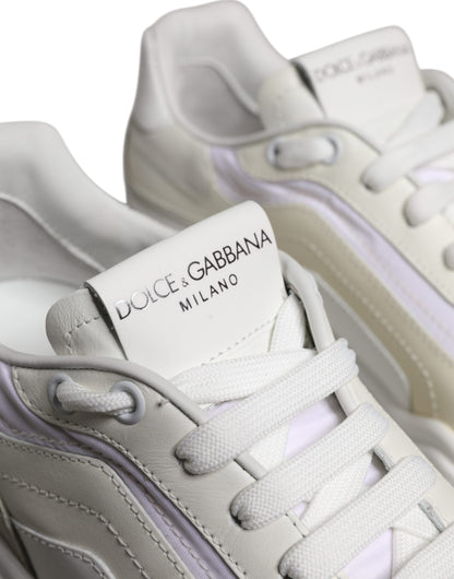 Dolce & Gabbana White Daymaster Low Top Sneakers
