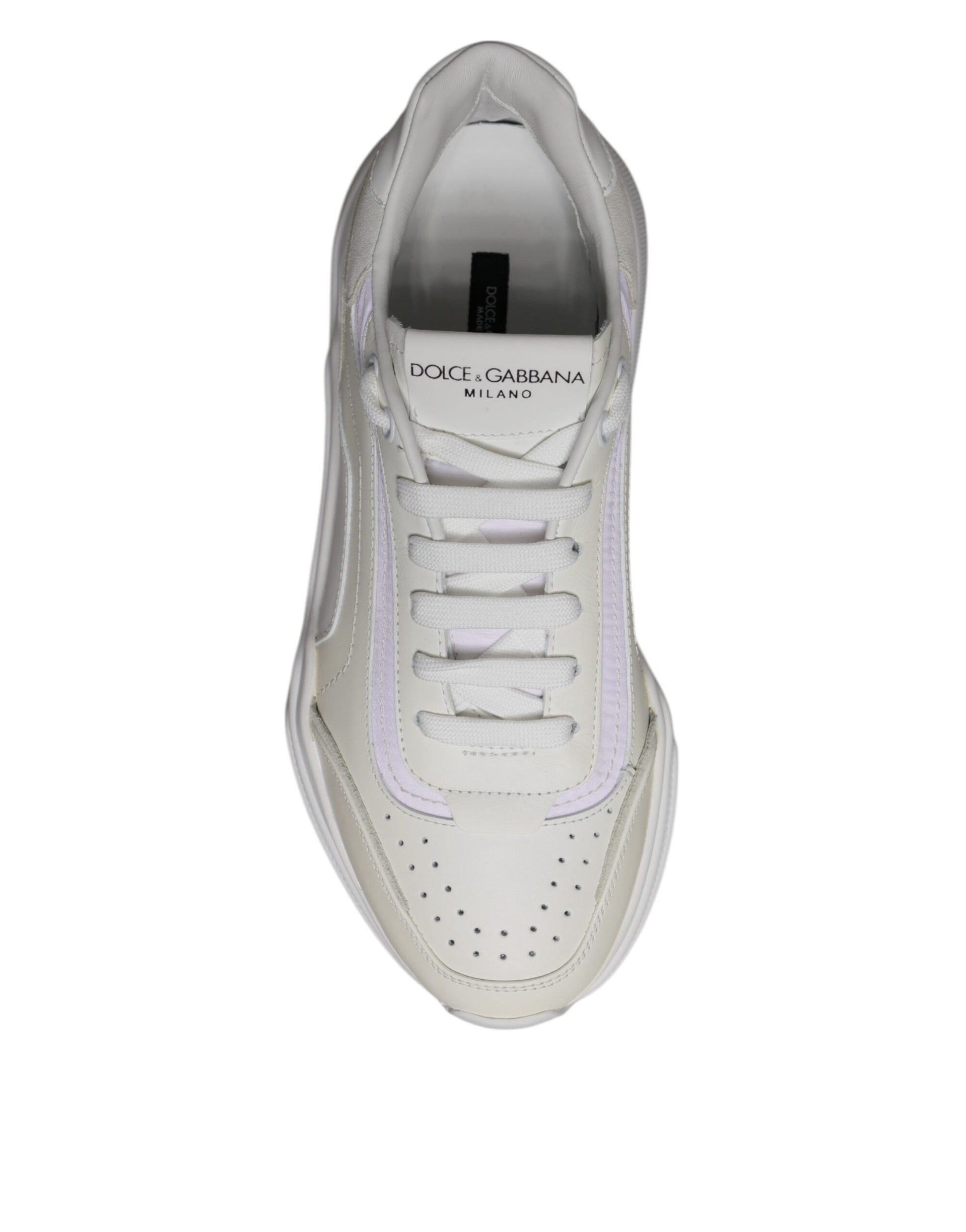 Dolce & Gabbana White Daymaster Low Top Sneakers