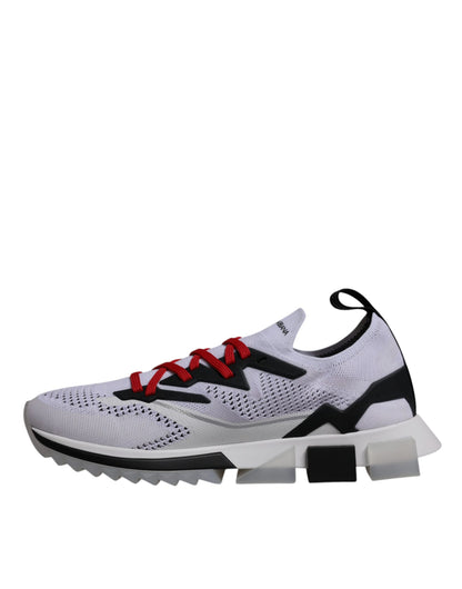 Dolce & Gabbana White SORRENTO Sport Stretch Sneakers