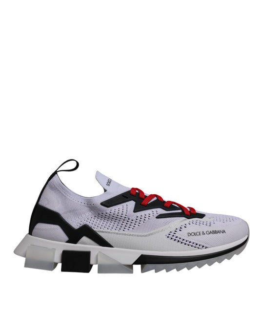 Dolce & Gabbana White SORRENTO Sport Stretch Sneakers