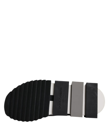 Dolce & Gabbana Black & White Slip On Sorrento Sneakers for Women