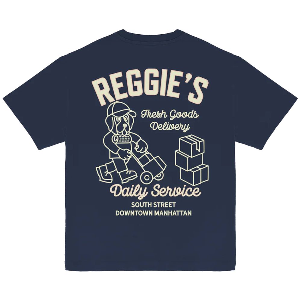 Refrigiwear Blue Cotton Crewneck T-Shirt