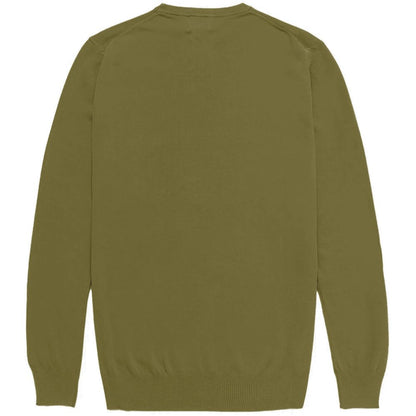 Refrigiwear Green Cotton Crewneck Sweater