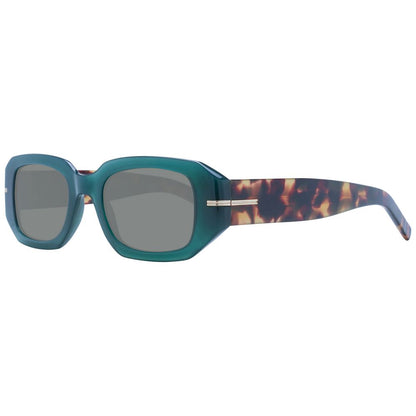 Hugo Boss Green Women’s Sunglasses – Eco Acetate Frame with Grey Lenses, 50mm