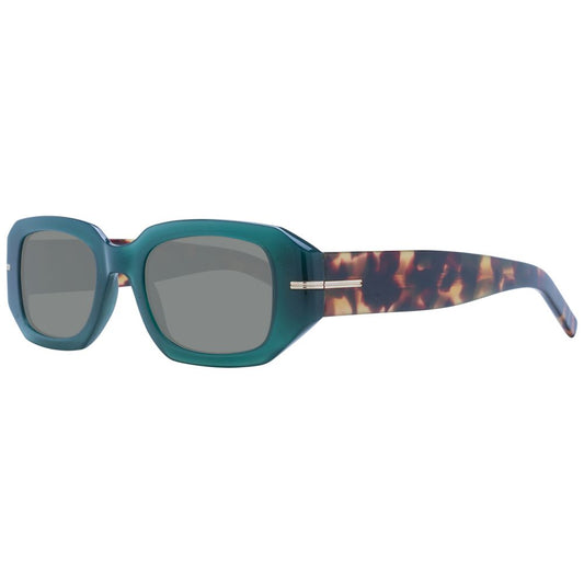 Hugo Boss Green Women’s Sunglasses – Eco Acetate Frame with Grey Lenses, 50mm