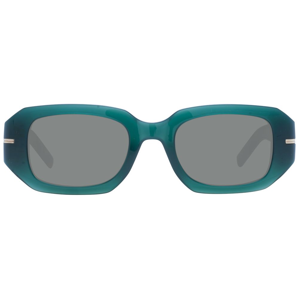 Hugo Boss Green Women’s Sunglasses – Eco Acetate Frame with Grey Lenses, 50mm