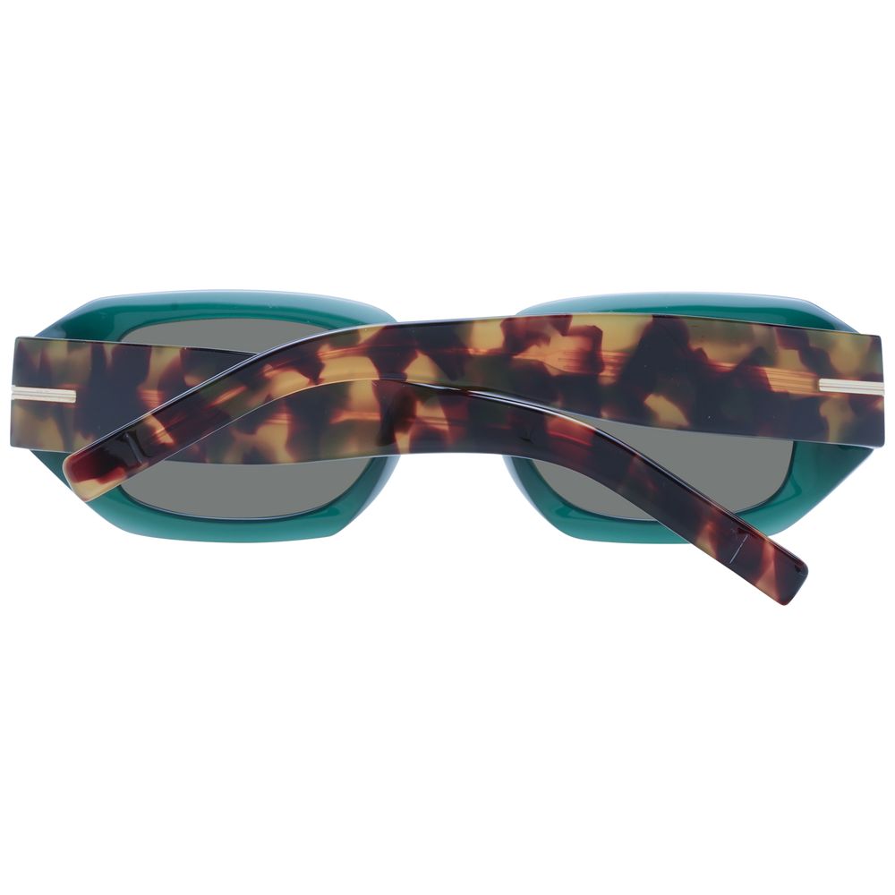 Hugo Boss Green Women’s Sunglasses – Eco Acetate Frame with Grey Lenses, 50mm
