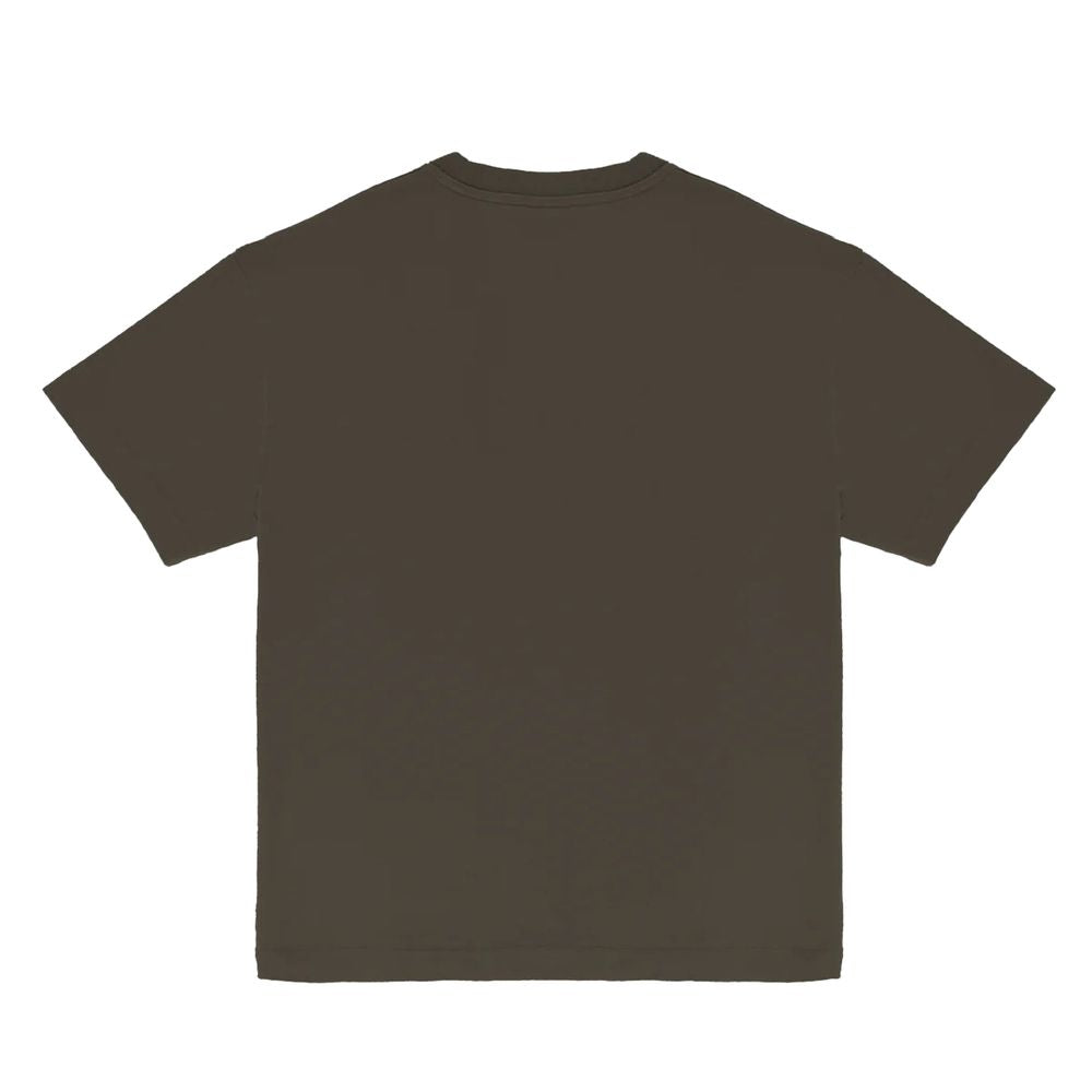 RefrigiWear Brown Cotton T-Shirt - Inwood Print
