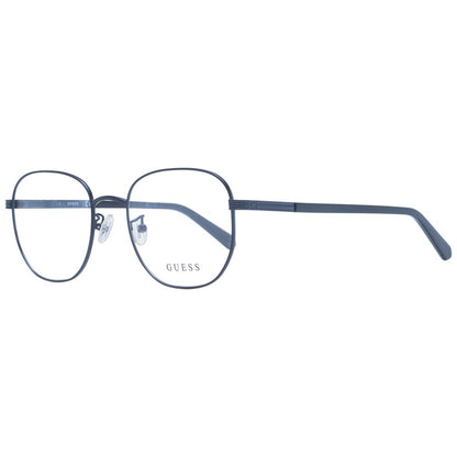 Guess Unisex Optical Frames – Black Square Full-Rim, 52mm