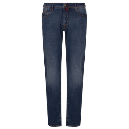 Jacob Cohën Nick Slim Fit Jeans in Lightly Washed Blue Denim