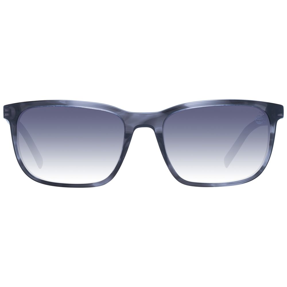Timberland Men's Sunglasses - Grey Full-Rim Frame with Polarized Lenses