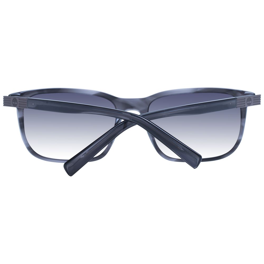 Timberland Men's Sunglasses - Grey Full-Rim Frame with Polarized Lenses