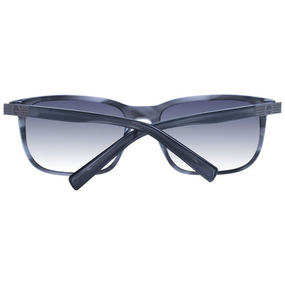 Timberland Men's Sunglasses - Grey Full-Rim Frame with Polarized Lenses