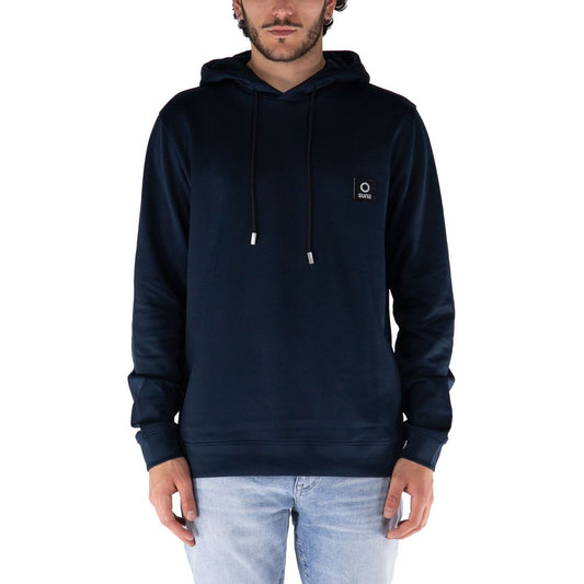 Suns Blue Nylon Hoodie Sweatshirt