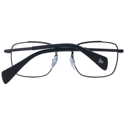 Yohji Yamamoto Men’s Black Metal Glasses – Rectangle Frames, 51mm