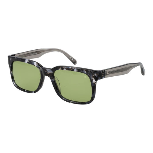 Scotch & Soda Multicolor Men’s Sunglasses – Rectangle Frame, Green Lenses