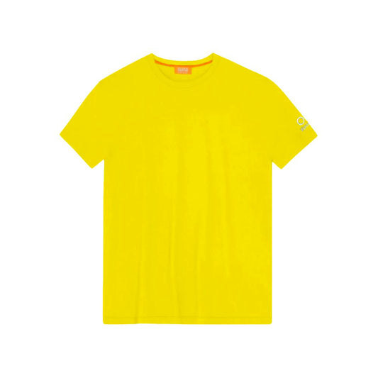 Suns Yellow Nylon T-Shirt - Comfortable and Stylish Crew Neck