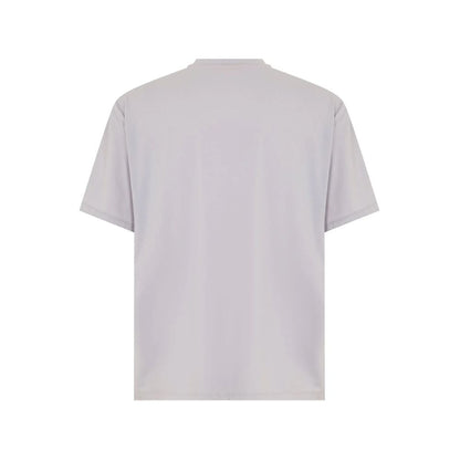 Suns Gray Nylon T-Shirt - Technical Crew Neck Comfort