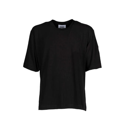 Alpha Studio Black Cotton T-Shirt - Essential Casual Wear