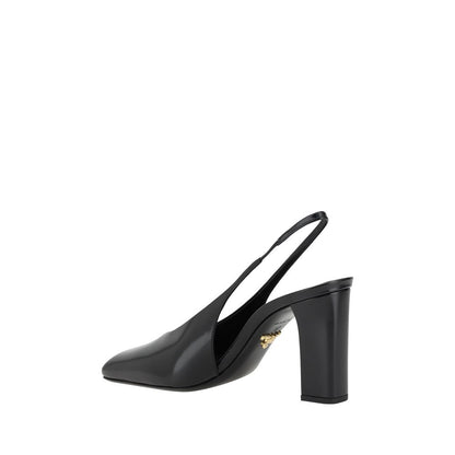 Prada Black Calf Leather Pumps: Elegance Redefined