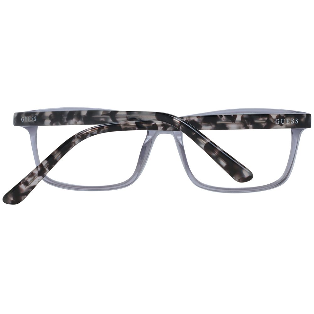 Guess Unisex Grey Optical Frames – Rectangle Full-Rim, 49mm