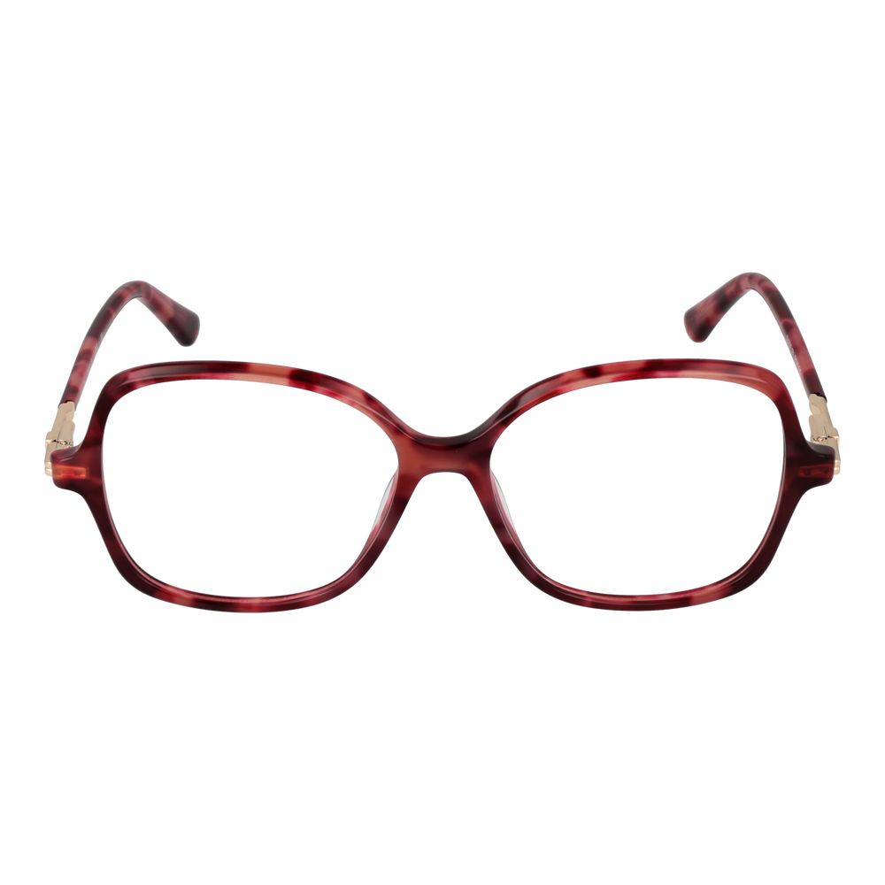 Guess Women’s Optical Frames – Burgundy Square Frame, 55mm