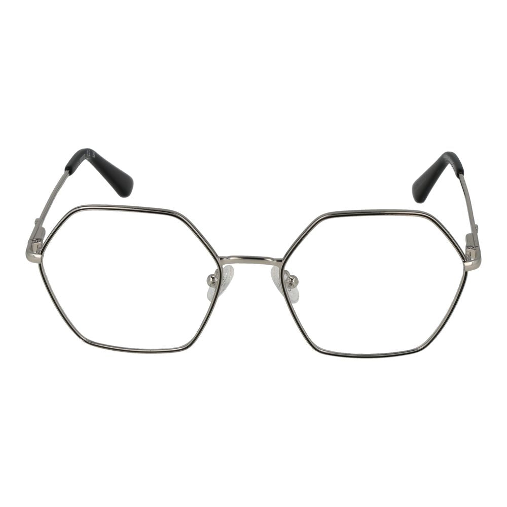 Guess Women’s Optical Glasses – Silver Geometric Frame, 54mm