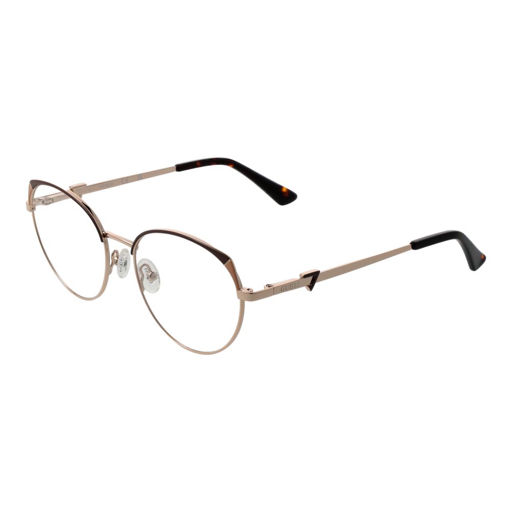 Guess Women’s Optical Frames – Gold Round Design