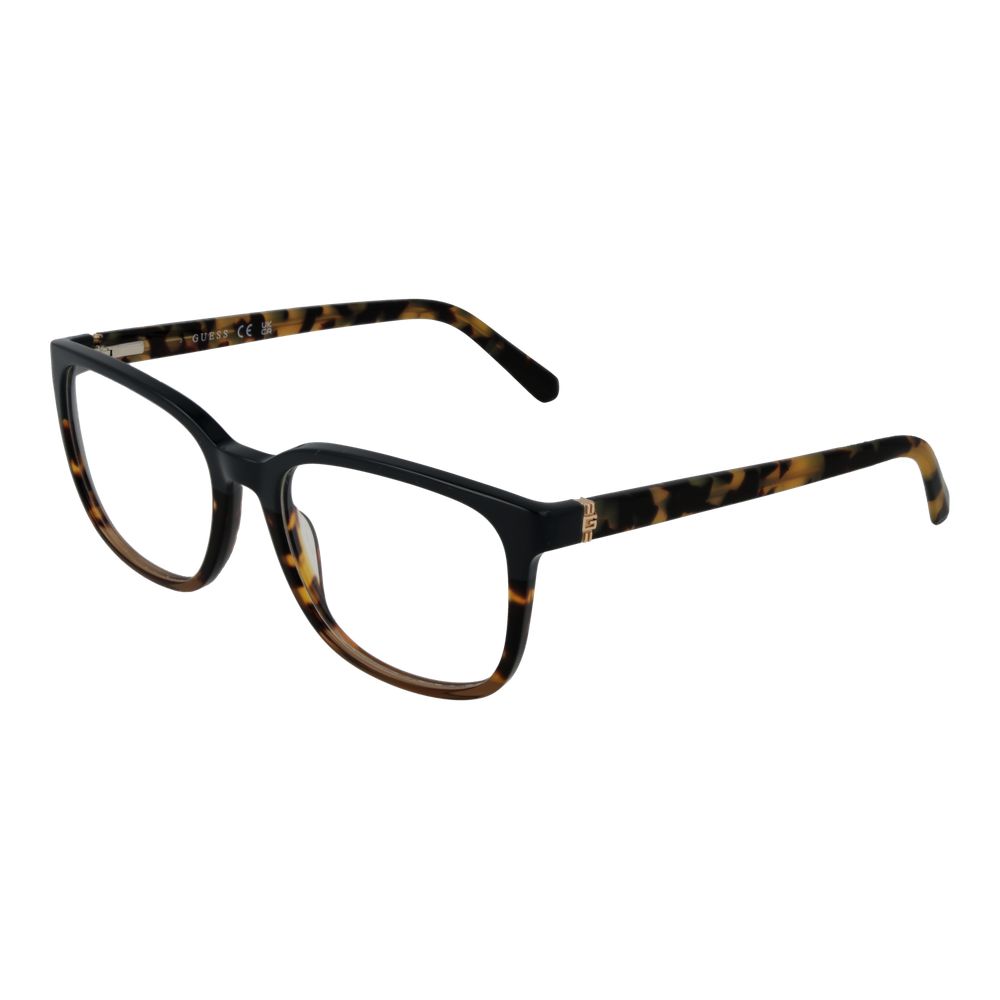 Guess Brown Men’s Optical Glasses – Square Full-Rim Frame