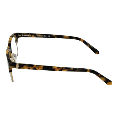 Guess Men's Brown Optical Frames – Stylish Browline Design