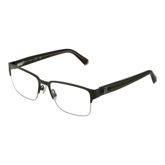 Guess Men's Optical Glasses – Green Browline Frame, 53mm