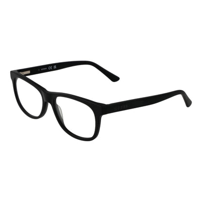 Guess Black Unisex Optical Frames – Square Full-Rim, 51mm