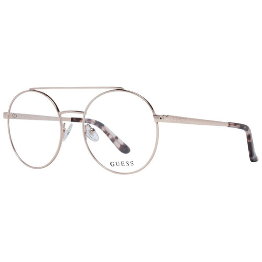 Guess Women’s Rose Gold Optical Glasses – Aviator Frame, 52mm