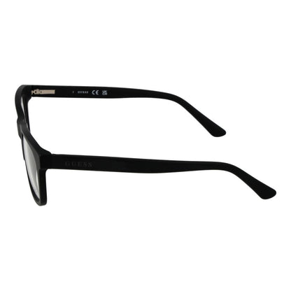 Guess Black Unisex Optical Frames – Square Full-Rim, 51mm