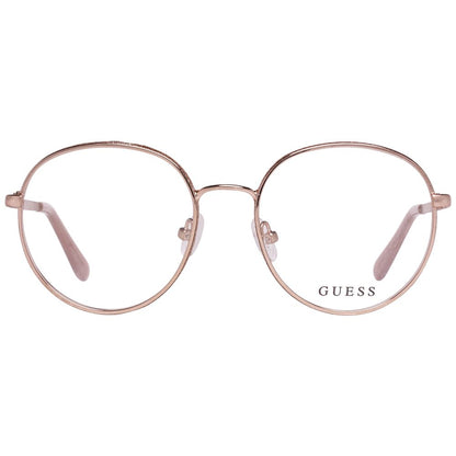 Guess Women's Optical Frames – Gold Full-Rim Panto Style